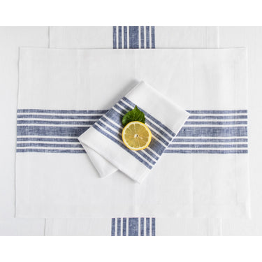 Navy & White