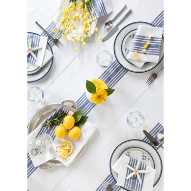 Navy & White