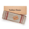 Red and Natural French Stripe