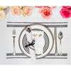 Black and White French Stripe