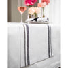 Black and White French Stripe