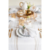 Natural and White French Stripe