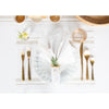 Natural and White French Stripe