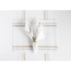 Natural and White French Stripe