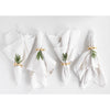 Natural and White French Stripe