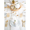 Natural and White French Stripe