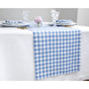 Hydrangea Blue Gingham