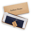 Navy/Silver Shimmer Border