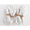 Natural & White Capri Stripe