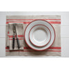 Load image into Gallery viewer, Red and Natural French Stripe