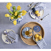 Navy and White Amalfi Stripe