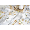 Grey and White French Stripe