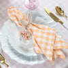 Sunny Orange Gingham
