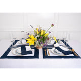 Navy & White