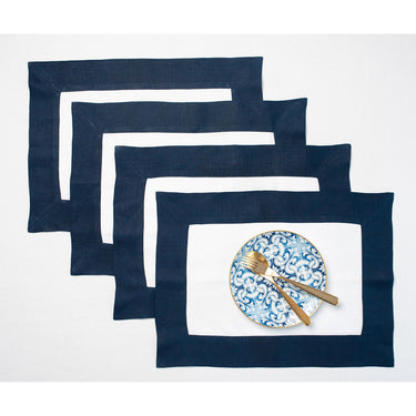 Navy & White