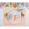 Sunny Orange Gingham