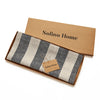 Black and Natural Cabana Stripe