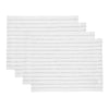 White and Black Pinstripe