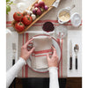 Red and Natural French Stripe