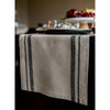Black and Natural French Stripe