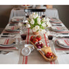 Red and Natural French Stripe
