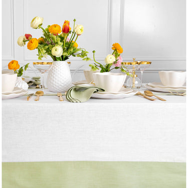 Sage Green & White