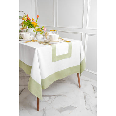 Sage Green & White