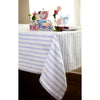 Sky Blue & White Capri Stripe
