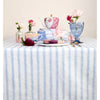 Sky Blue & White Capri Stripe