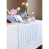Sky Blue & White Capri Stripe