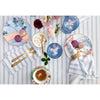 Sky Blue & White Capri Stripe