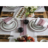 Burgundy and White Farmhouse